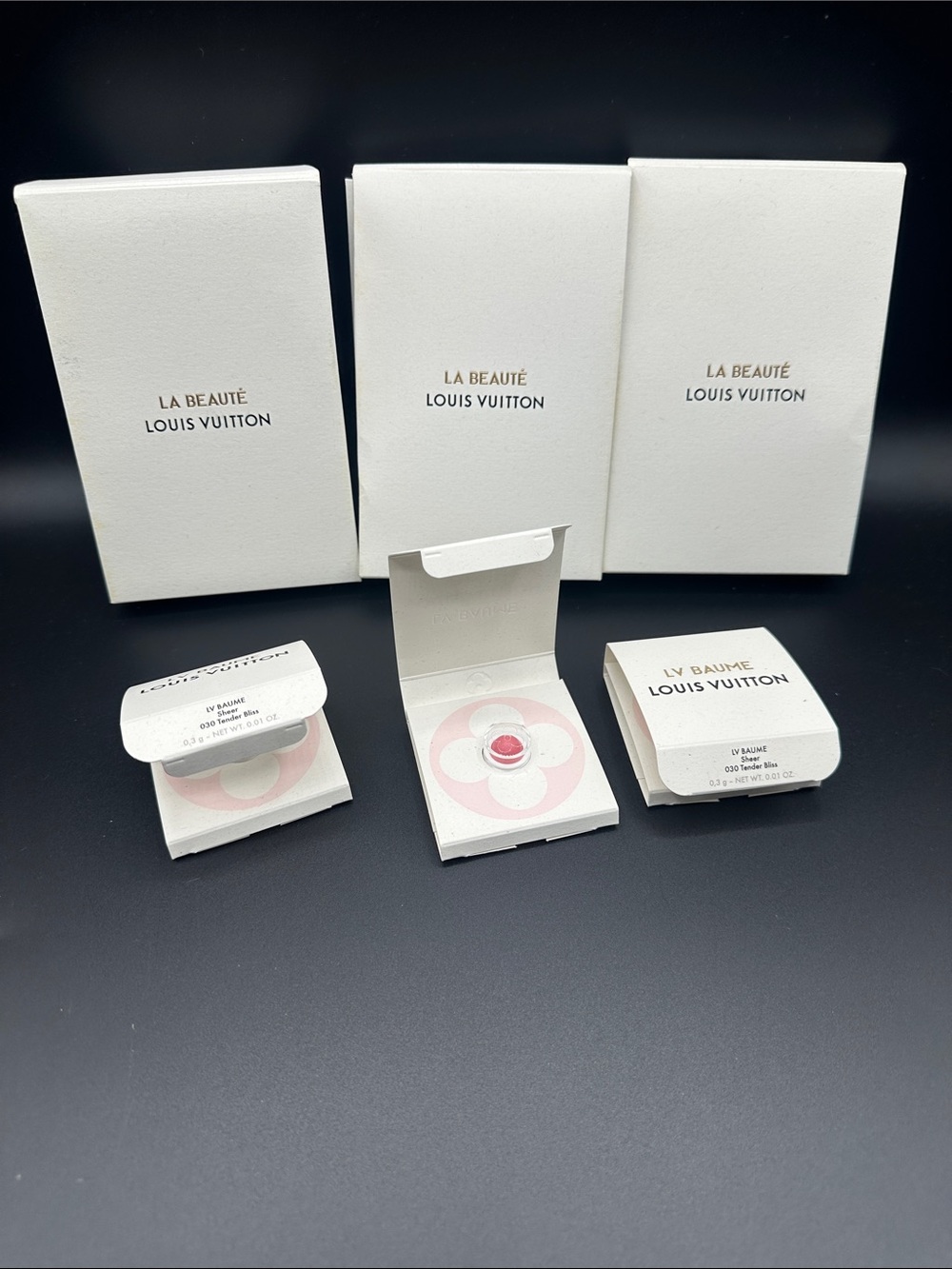 Louis Vuitton 3 sample lip baume 030